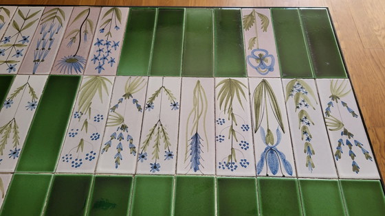 Image 1 of Table Roger Capron en Céramique, Verte, France 1960