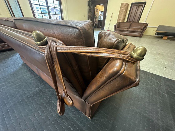 Sofa „Castle“ von Muylaart. 2,5-Sitzer – 2 Sitzer Sofas, Leather (photo 4 of 12)