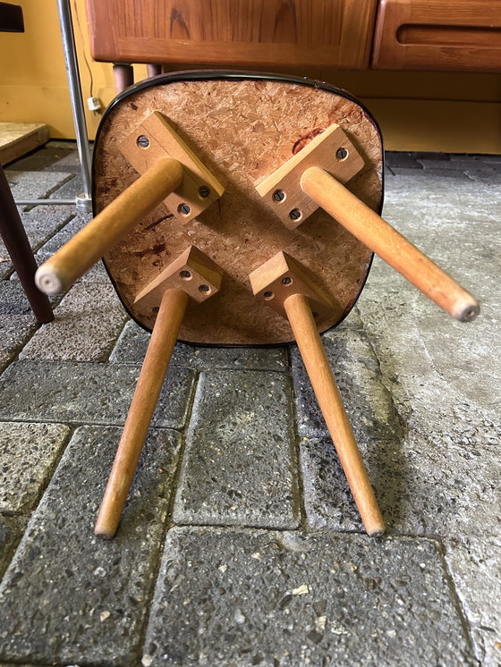 Image 1 of Vintage jaren 70 mozaïek planten tafeltje 