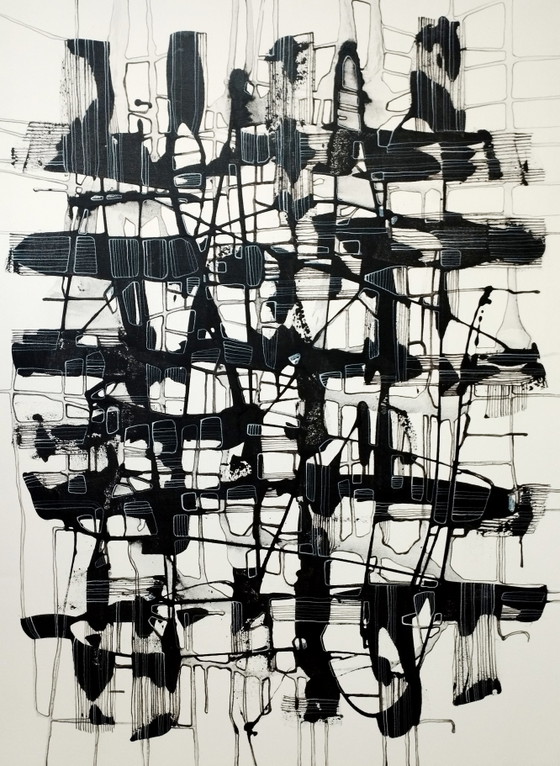 Antadze Abstract Composition XXL – Paintings & Drawings, Canvas (photo 8 of 14)