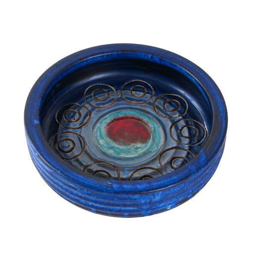 Bol de cerámica, diseño danés, década de 1960, fabricado en Dinamarca.