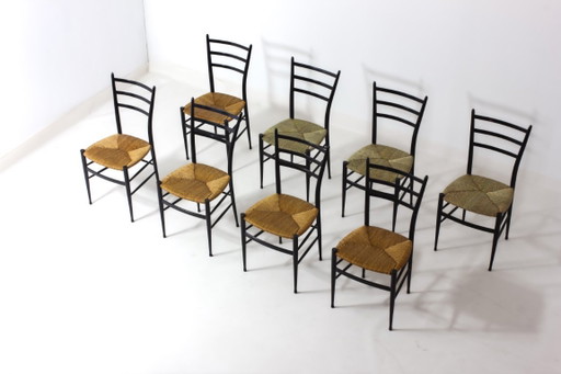 Ensemble de chaises « Spinetto » – eetkamerstoelen, Wood