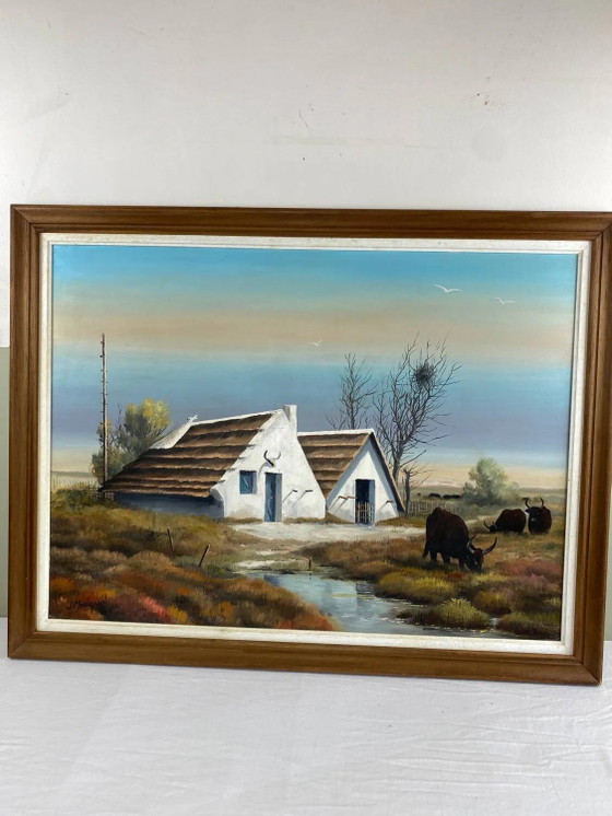 Wärterhütten von Jean Marignan – Gemälde & Zeichnungen, Canvas, Vintage (photo 12 of 14)