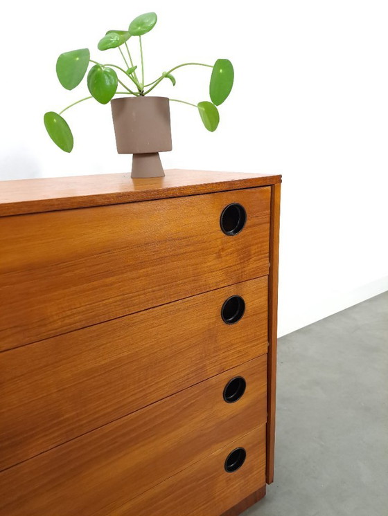 Image 1 of Scarpiera con maniglie rotonde nere, n. 1 vintage