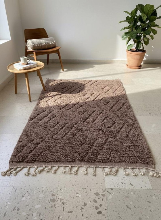 Handgemaakt wollen vloerkleed op maat, bruin, 1,5/2,5 m – Aime Té, Vloerkleden en tapijten, Wool (photo 5 of 7)