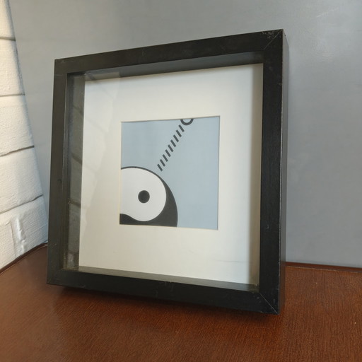 Abstract geometric wall object – Bauhaus / Memphis style – wanddecoratie, Paper