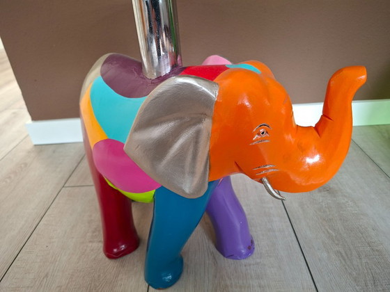 Zeldzame Elephant Parade Bijzettafel 40cm – "As Free As A Bird" (Lia de Craen) – Plastic (photo 2 of 6)