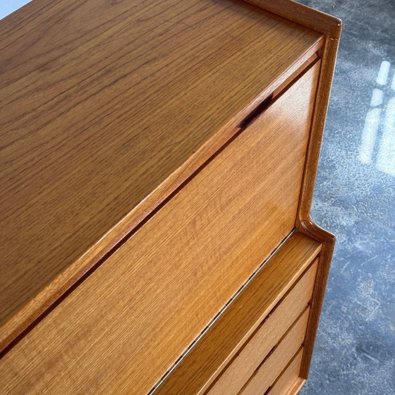 Image 1 of Turnidge of London Teak Secretary, 1960
