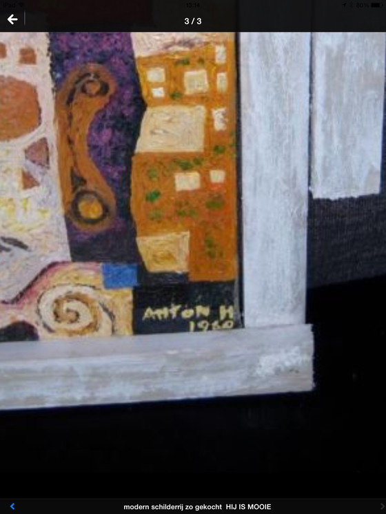 Image 1 of Anton Huang 1935-1985 su tela 70x80cm. 