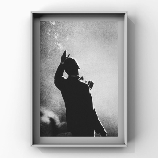 1x stampa artistica di Herman Leonard - Frank Sinatra, 1958