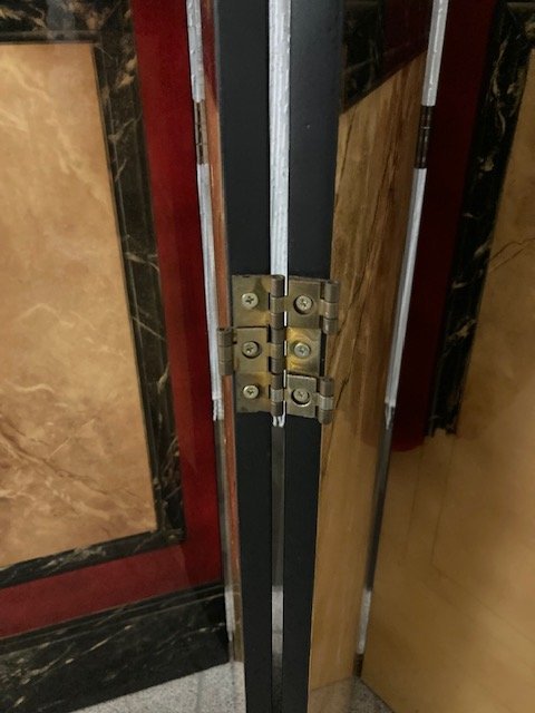 Image 1 of Paravento dipinto in lacca