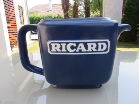 Image 1 of Zeldzame keramische "Ricard" kan, verzamelobject, RICARD keramiekwerkplaatsen, Frankrijk, 1960