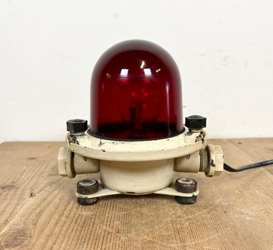 Image 1 of Applique murale ou plafonnier vintage beige en forme de navire soviétique, années 1960