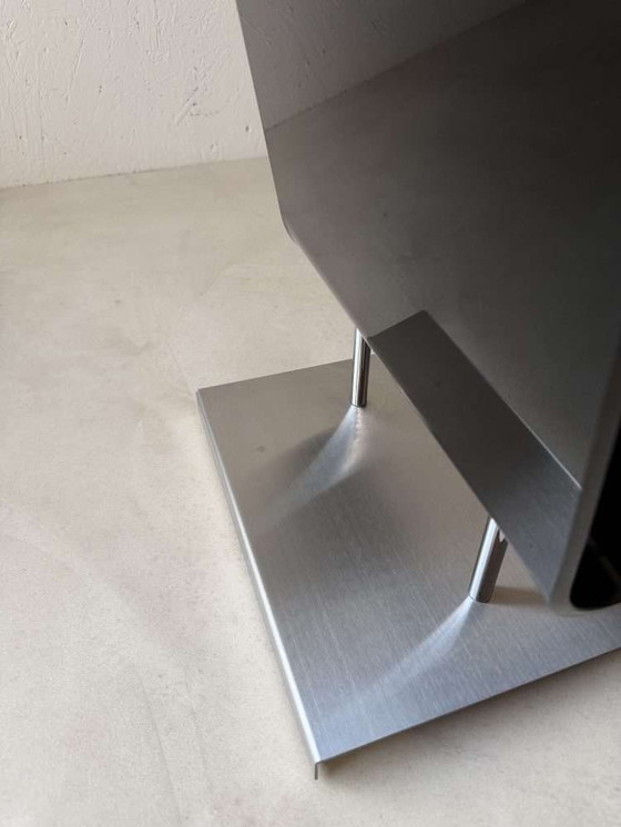 Image 1 of Stehender Leseständer aus Acrylglas, Chrom, 80er Jahre