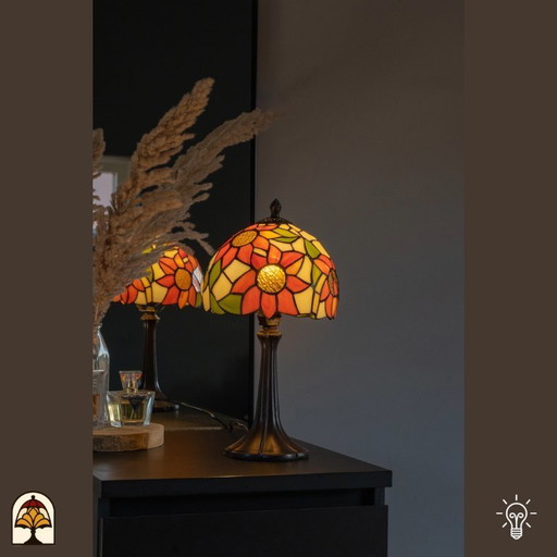 Tiffany table lamp Solea - ⌀20 cm