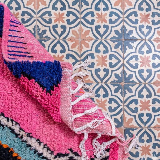 Alfombra marroquí hecha a mano 250cm x 150cm – Wool, Cotton, Modern (photo 5 of 6)