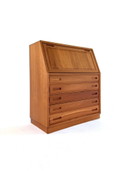 Secretaire danois vintage en teck, Dyrlund '80s