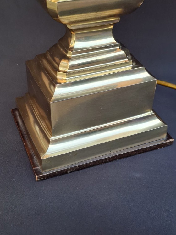 Image 1 of Vintage Italian Brass Table Lamp | 1950s