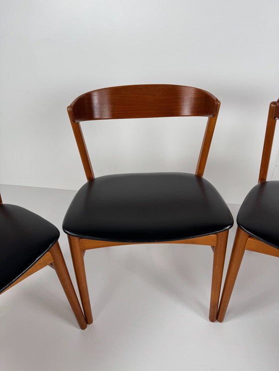 Image 1 of Set van 6 Farstrup model 206 eetkamerstoelen – Deens mid-century design