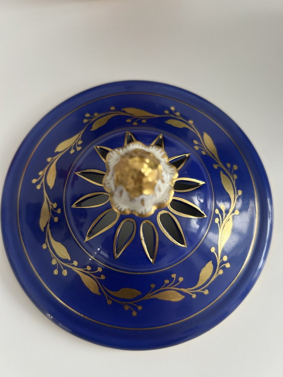 Dresden Carl Thieme Porzellan Potpourri-Vase – Sèvres-Stil 19. Jh. – Vasen, Ceramic (photo 6 of 8)