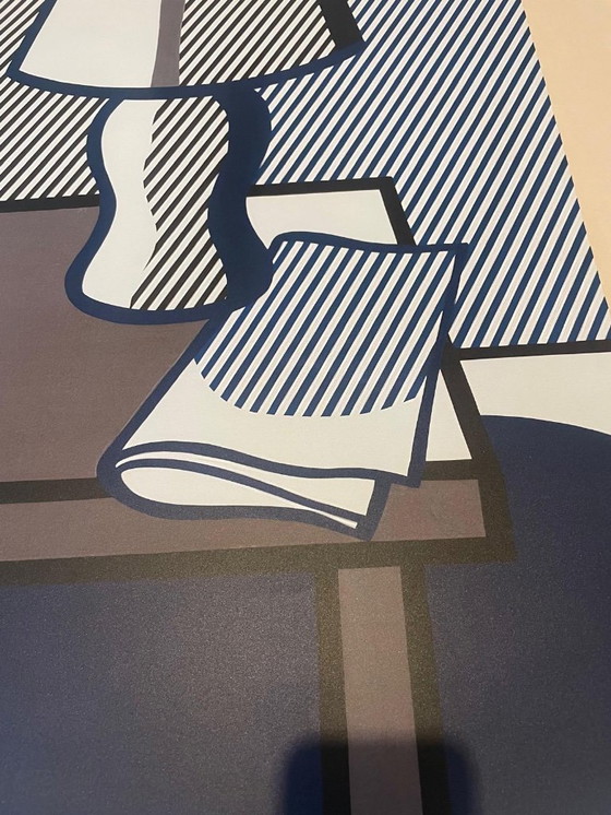 Image 1 of Nature morte à la lampe de table de Roy Lichtenstein