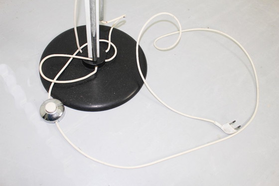 Image 1 of Zeldzame verstelbare vloerlamp van Pio Luigi Brusasco & Giovanni Torretta voor Luci Illuminazione, Italië, 1970.