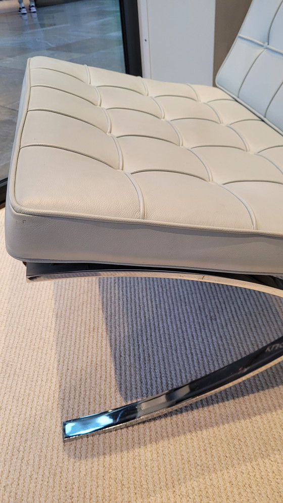 Image 1 of Knoll Barcelona Chair soft gray
