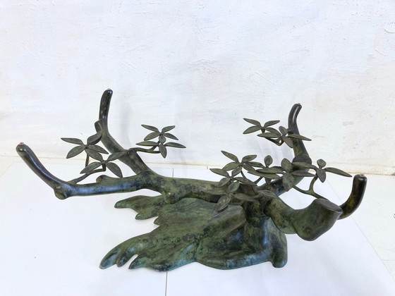 Image 1 of Hollywood Regency Bonsai Coffee Table, Design Willy Daro, 70s/80s Design