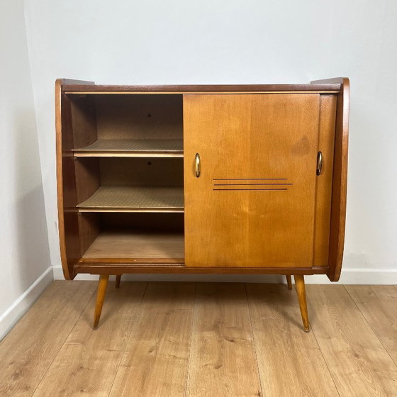 Image 1 of Vintage wooden shoe cabinet, 1960
