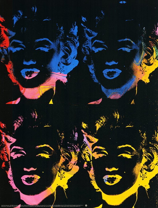 Andy Warhol, quattro Marilyn