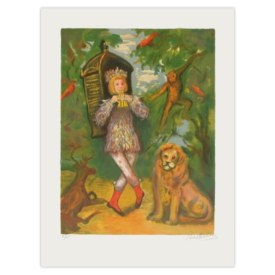 Image 1 of Arbit BLATAS Die größten Opern: Die Zauberflöte Signierte Lithografie 1975