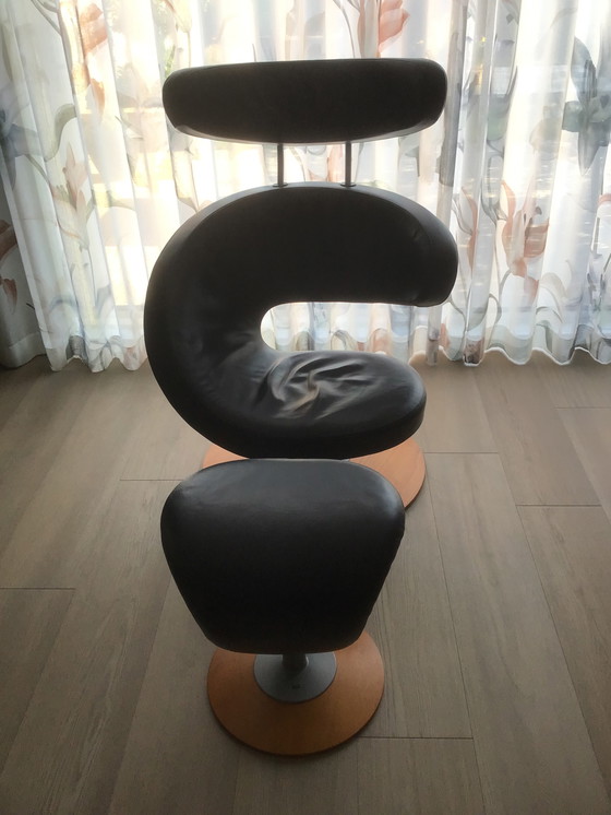 Image 1 of 2x Stokke Varier Peel with footrest.