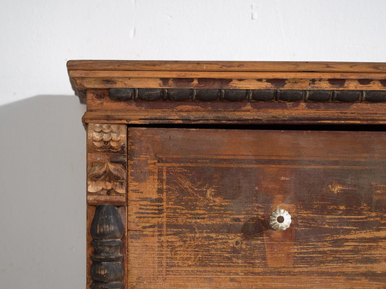 Antique chest of drawers with porcelain handles (c.1920) #77 (photo 39 of 40)