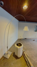 Lampadaire Lady Costanza avec variateur - Gris argenté - Luceplan