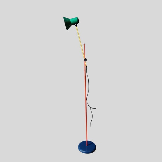 Image 1 of Vintage Veneta Lumi floor lamp - Memphis style