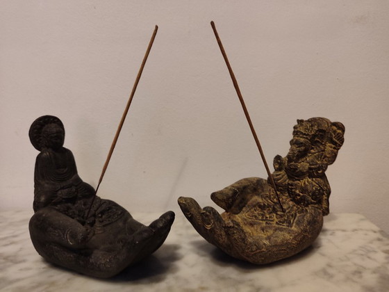 Image 1 of 2 wierookbranders (Boeddha en Ganesha)
