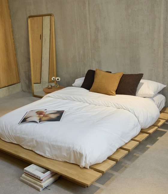 Volledig nieuw Tatami Bed, hannun, Tweepersoonsbedden, Hout, Beige (foto 5 van 5)
