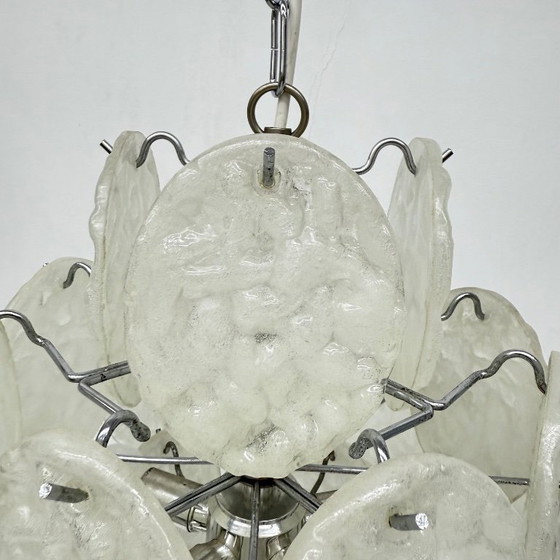 Image 1 of Mid-eeuwse kroonluchter met lucite schijven , 1970