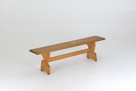 Image 1 of A pair of Mid-Century Brutalist Pine Benches