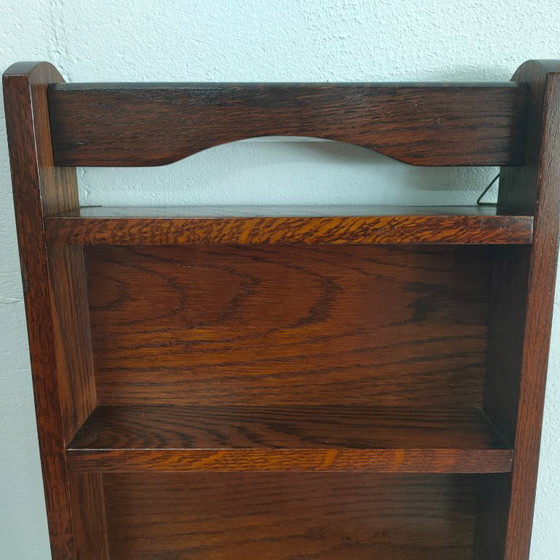 Image 1 of Portaspezie in legno vintage (presumibilmente antico) (con ganci per appendere)