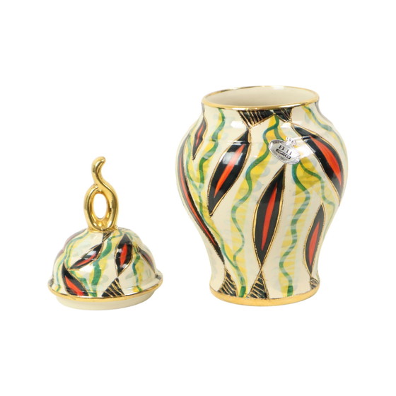 Image 1 of Fifties Lid Vase H. Bequet Jupiter