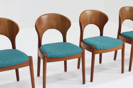 Image 1 of Vintage Danish Dining Chairs by Schou Andersens Mobelfabrik, 1960s, Set of 4