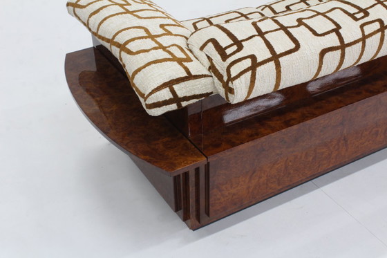 Image 1 of Divano vintage Art Déco in legno di radica