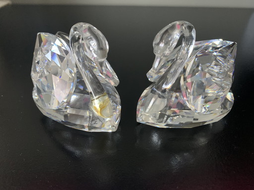 Crystal Swans Swarovski