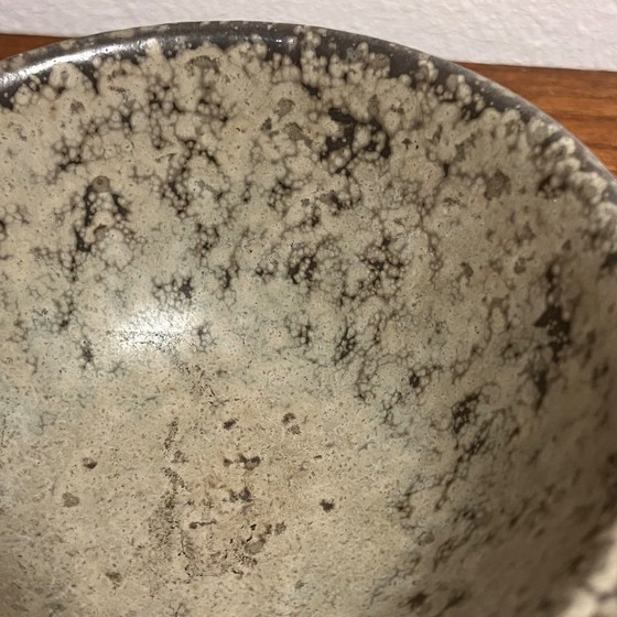 Ciotola in ceramica danese, grigio maculato, Hjorth Ceramic, Ciotole, Scandinavian (foto 4 di 8)