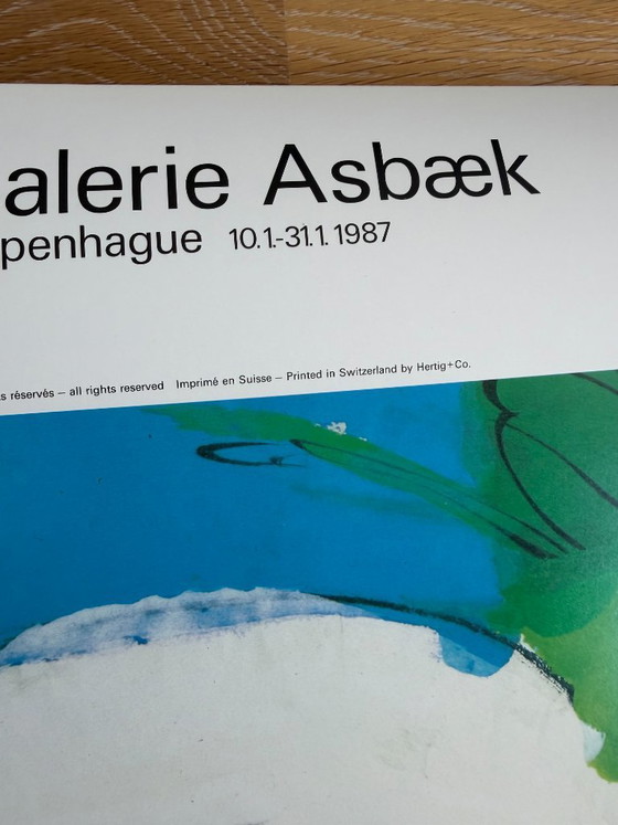 Image 1 of Walasse Ting (1929–2010), Girl with a Cat Galerie Asbæk, Copenhagen, 1987, copyright Walasse Ting, New York/Yves Riviere, Paris