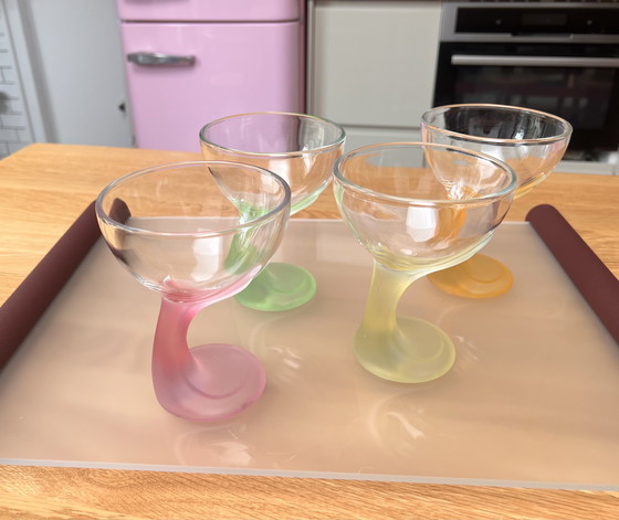 Image 1 of Coupes à Glace Bormilio Rocco 1970