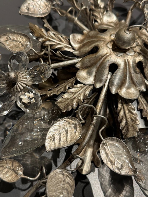 1x BANCI plafondlamp zilverkleurig