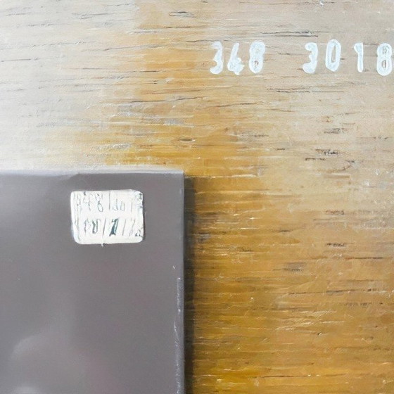 Image 1 of Orologio da parete vintage modernista Junghans Electro Gong, orologio da tavolo in legno e ottone, anni '60