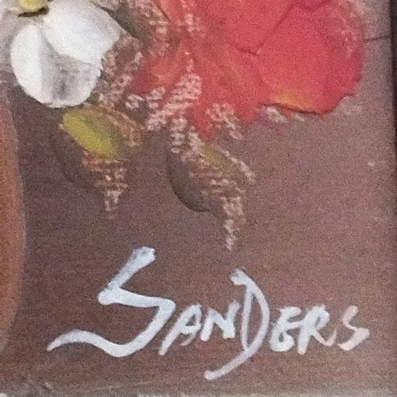 Image 1 of Blumenstillleben-Gemälde.